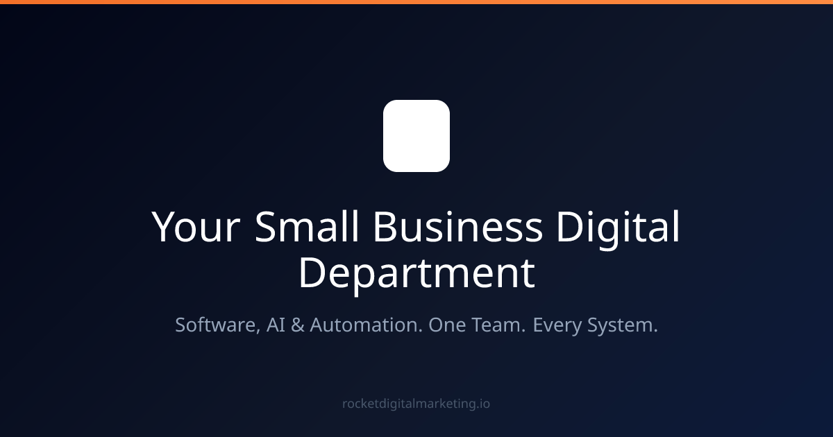 Rocket Digital Marketing | Your Small Business Digital Department ...